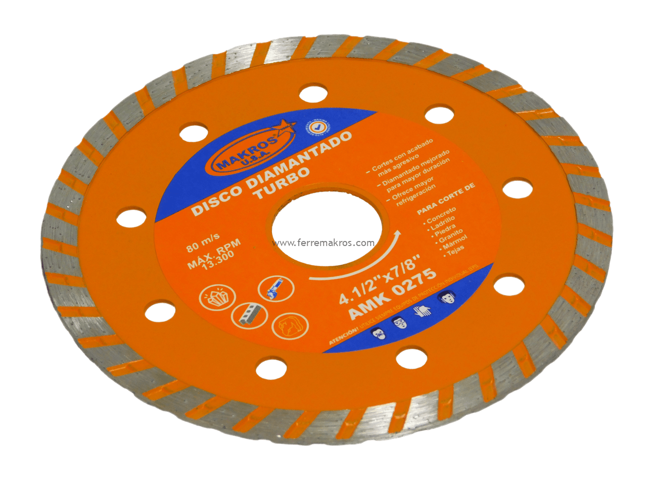 DISCO PARA CORTE DIAMANTADO TURBO