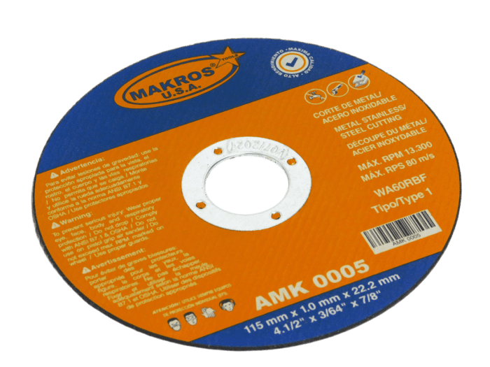 DISCO ABRASIVO PARA CORTE METAL INOX