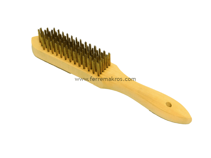 GRATA CEPILLO DE MADERA COBRIZADO