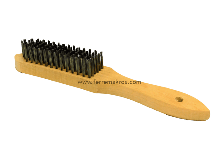 GRATA CEPILLO DE MADERA INOX