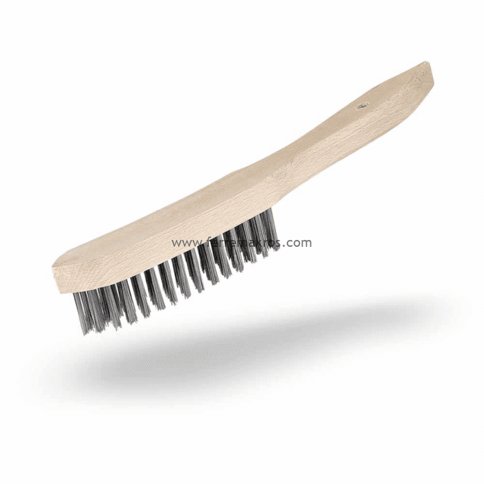 GRATA CEPILLO MANGO MADERA MS INOX