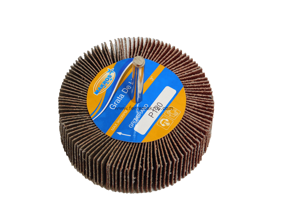 GRATA LIJA CON ESPIGO OXIDO DE ALUMINIO