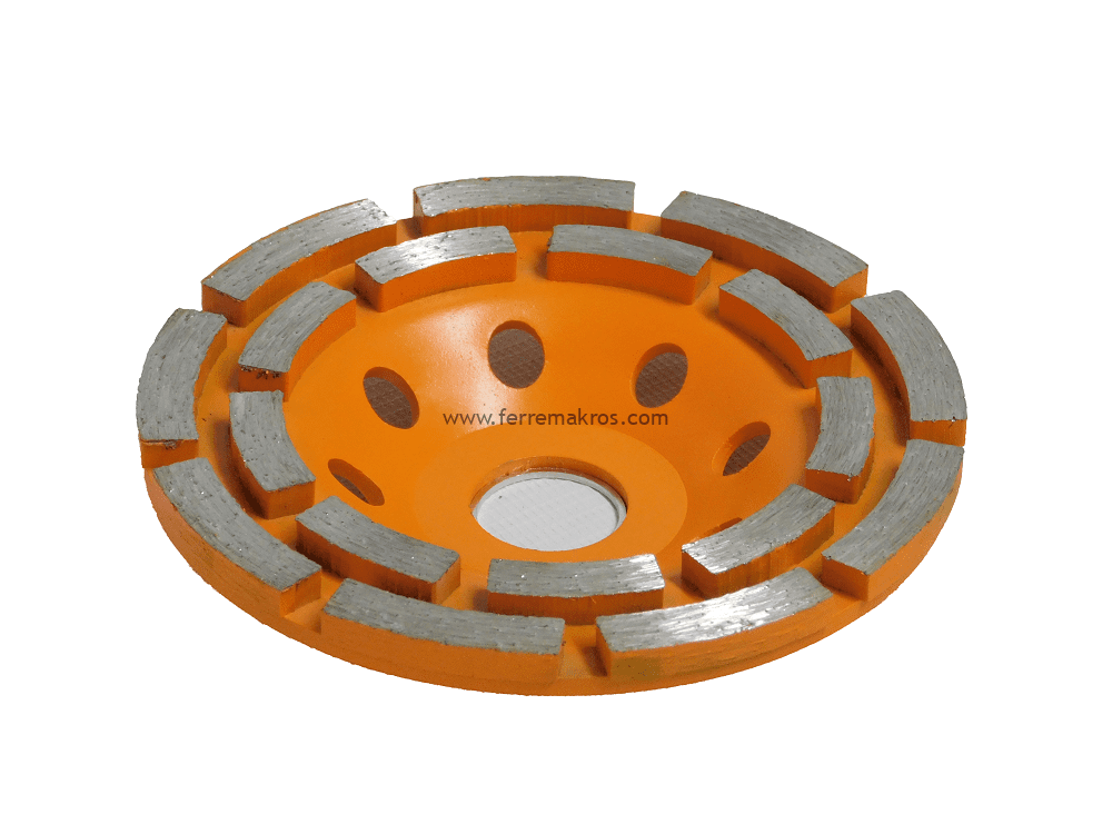 COPA DIAMANTADA SEGMENTADA 2HILERAS