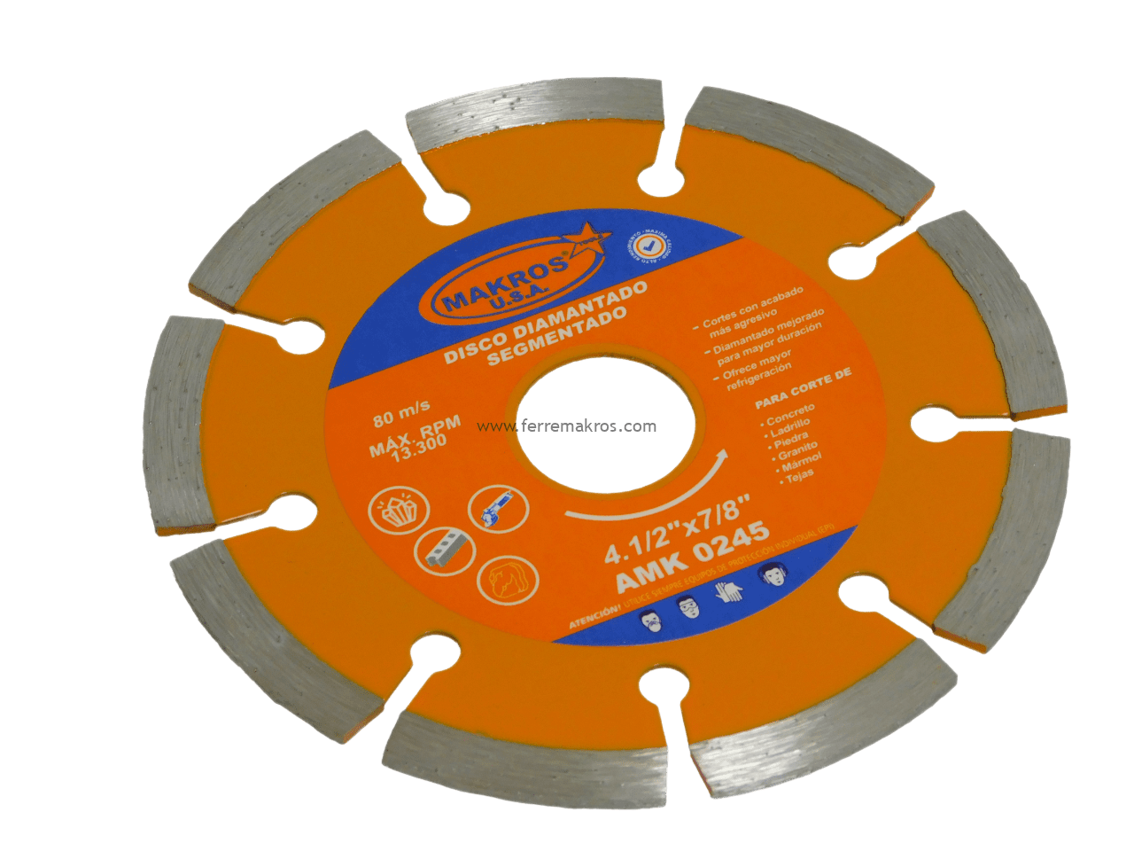 DISCO PARA CORTE DIAMANTADO SEGMENTADO