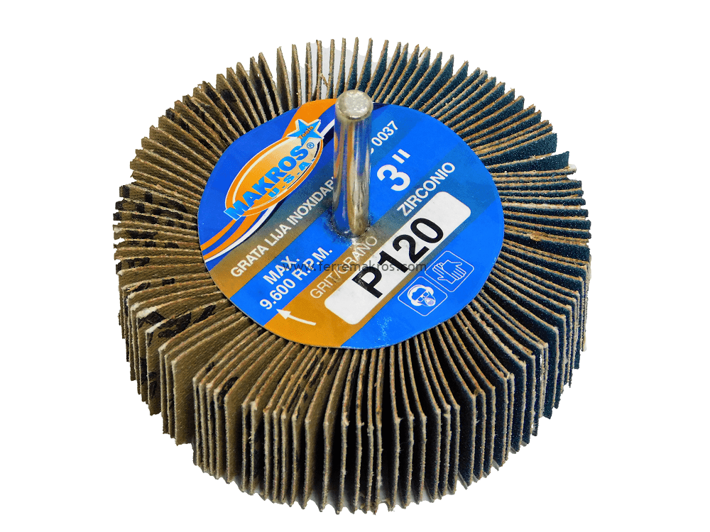 GRATA LIJA ZIRCONIO INOX CON ESPIGO