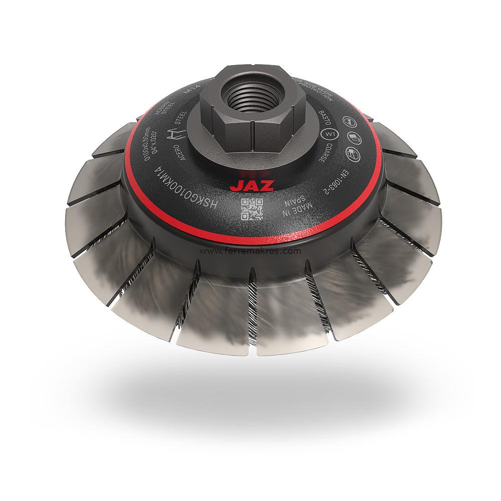 GRATA CONICA TRENZADA CON GUARDA PROTECTORA TUERCA MULTIROSCA