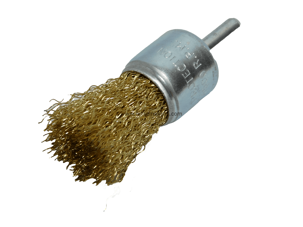 GRATA TIPO BROCHA LISA CON ESPIGO