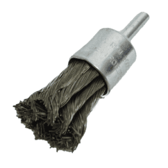 GRATA TIPO BROCHA TRENZADA CON ESPIGO INOX