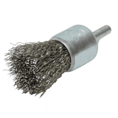 GRATA TIPO BROCHA LISA CON ESPIGO INOX