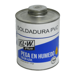 SOLDADURA PVC KLW PEGA EN HUMEDO AZUL
