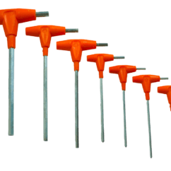 LLAVE HEXAGONAL EN "T" X 7 PIEZAS