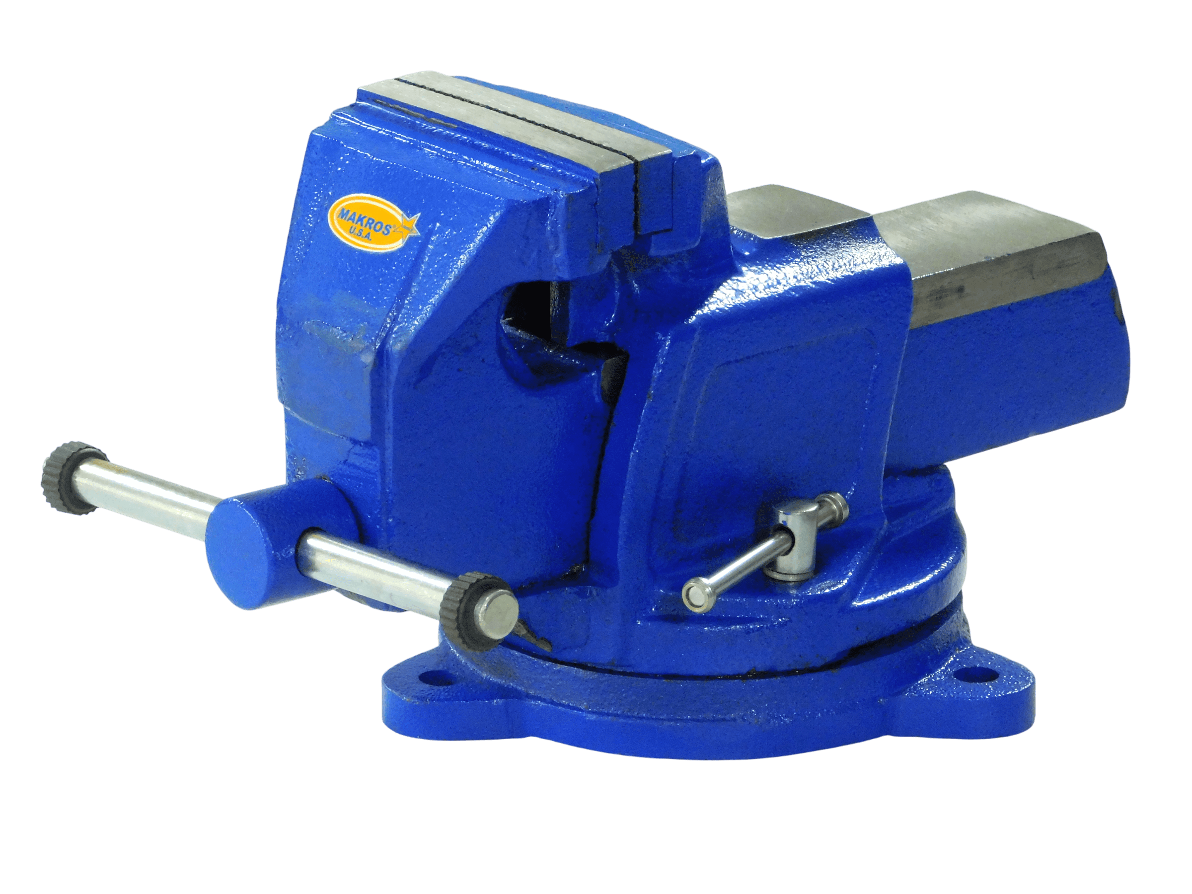 PRENSA DE BANCO CON BASE GIRATORIA & YUNQUE